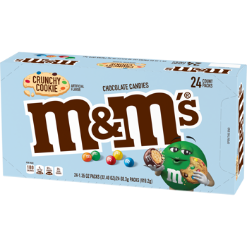 M&Ms Crunchy Cookie 1.35oz 24ct